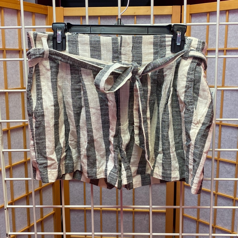 Indigo Rising High waist striped shorts with sash size juniors XL